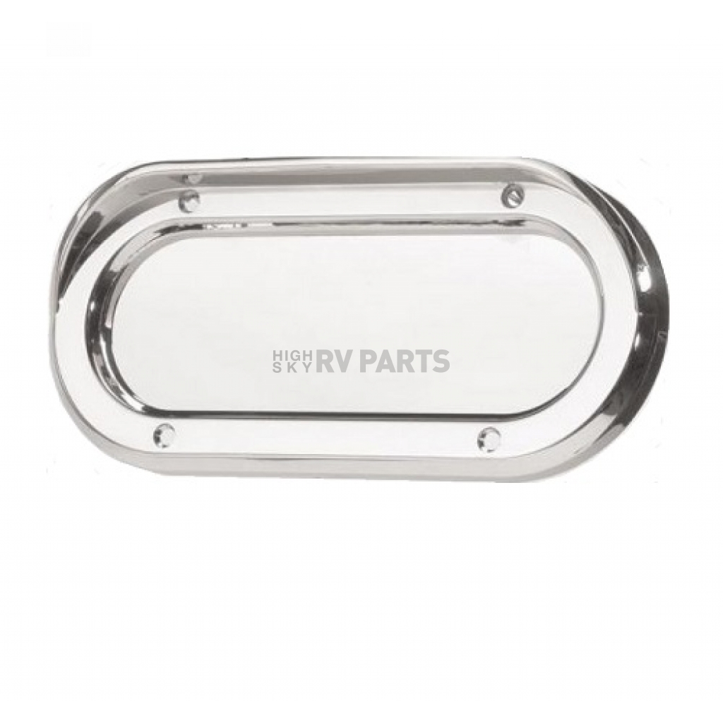 Chrome Cover for Airstream Oval Tail Lights 107354